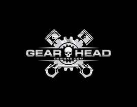 nº 33 pour Gear Head Designs Logo Design par ataurbabu18 