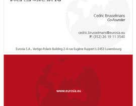 #41 untuk Business Card Design for www.eurosia.eu oleh adrianillas