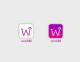 #73 for The name of the App is WinkHi. its a Social App where you can connect, meet new people, chat and find jobs. Looking for something fun, edgy. I have not decided on colors or fonts. Looking for creativity. Check the attachments af offbeatAkash