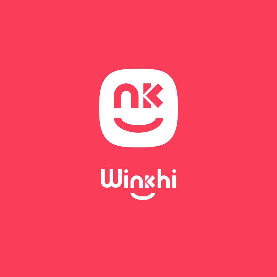 Penyertaan Peraduan #55 untuk                                                 The name of the App is WinkHi. its a Social App where you can connect, meet new people, chat and find jobs. Looking for something fun, edgy. I have not decided on colors or fonts. Looking for creativity. Check the attachments
                                            