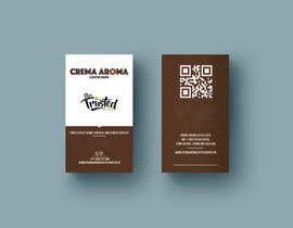 #189 para Business Card for Crema Aroma Coffee Shop de lubnakhan6969