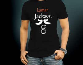 #10 για Lamar Jackson 8 Logo Tshirt από Mostakim1011