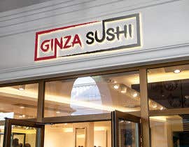 Nambari 20 ya Logo design for new restaurant. The name is Ginza Sushi. 

We are looking for classy logo with maroon, Black and touches of silver (silver bc of the meaning). Would also like a brushstroke look but a highly visible name. na ashim007