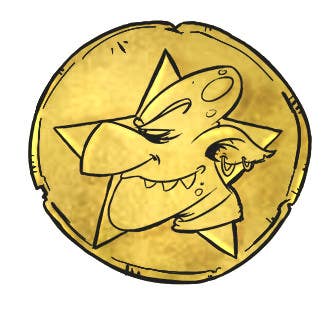Proposition n°5 du concours                                                 Illustrate a goblin coin
                                            