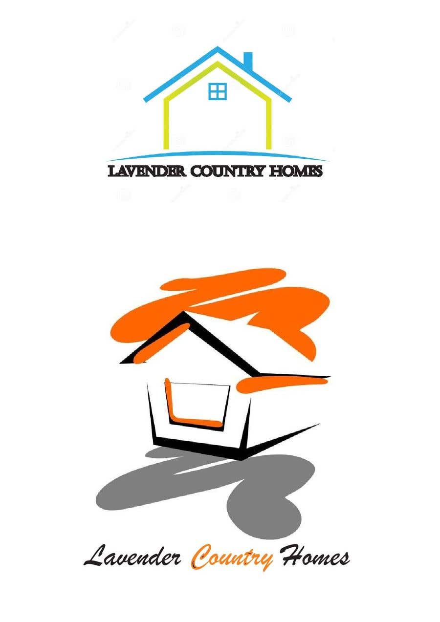 Proposition n°2 du concours                                                 LOGO for sign- "Lavender Country Homes"
                                            