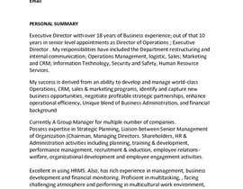 #3 para CV/resume rewriting with professional approach. de kaleorui