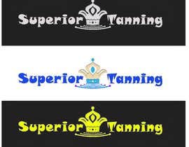 TIMIRKIRON tarafından I need a logo designed that says superior tanning with a crown in the middle of superior and tanning.  The store colors are teal and tan.   Earth type of style için no 2