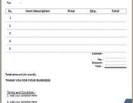 #18 for Create 3 invoice templates for Microsoft Word by muikhulna