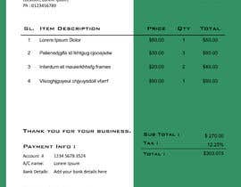 #4 for Create 3 invoice templates for Microsoft Word by soumen59