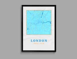 #9 para London Map Design/Illustration for Art Prints/Posters de MartinReds
