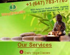 #6 za Create an advertise of size ( 4.25 inch height and 2.75 wide ) for yoga and ayurveda center od AkS0409