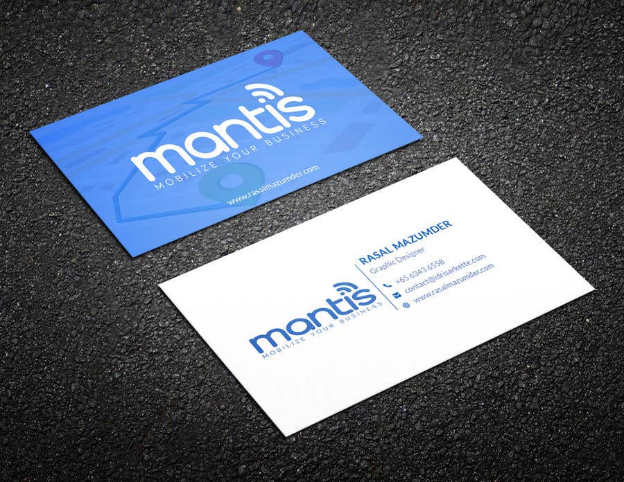 Entri Kontes #1280 untuk                                                Mantis business card design
                                            