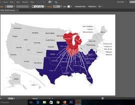 #28 for Coloring United States Map by zahidulrabby