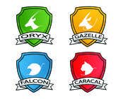 #13 para 4 School House Logos. We have Oryx (green), Gazelle (yellow), Falcon (blue) and Caracal (red). See image 1 for more details. Ive attached examples of online images. de JunaidAman