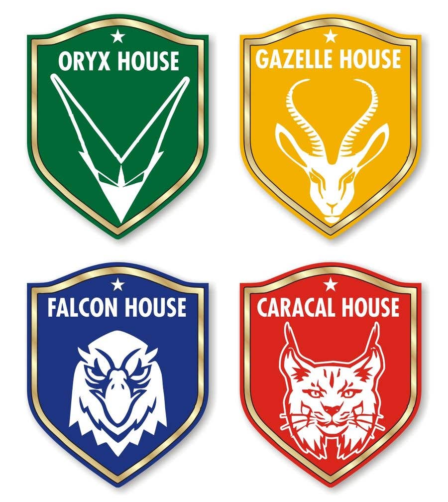 #19. pályamű a(z)                                                  4 School House Logos. We have Oryx (green), Gazelle (yellow), Falcon (blue) and Caracal (red). See image 1 for more details. Ive attached examples of online images.
                                             versenyre
