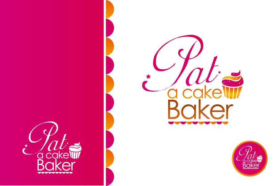 Konkurrenceindlæg #1 for                                                 Logo Design for Pat a Cake Baker
                                            