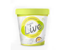 #35 para Design a label for a coconut cream frozen yogurt container de rajcreative83