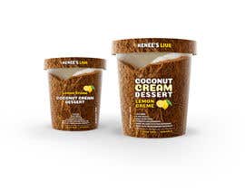 #53 para Design a label for a coconut cream frozen yogurt container de AmroSuliman