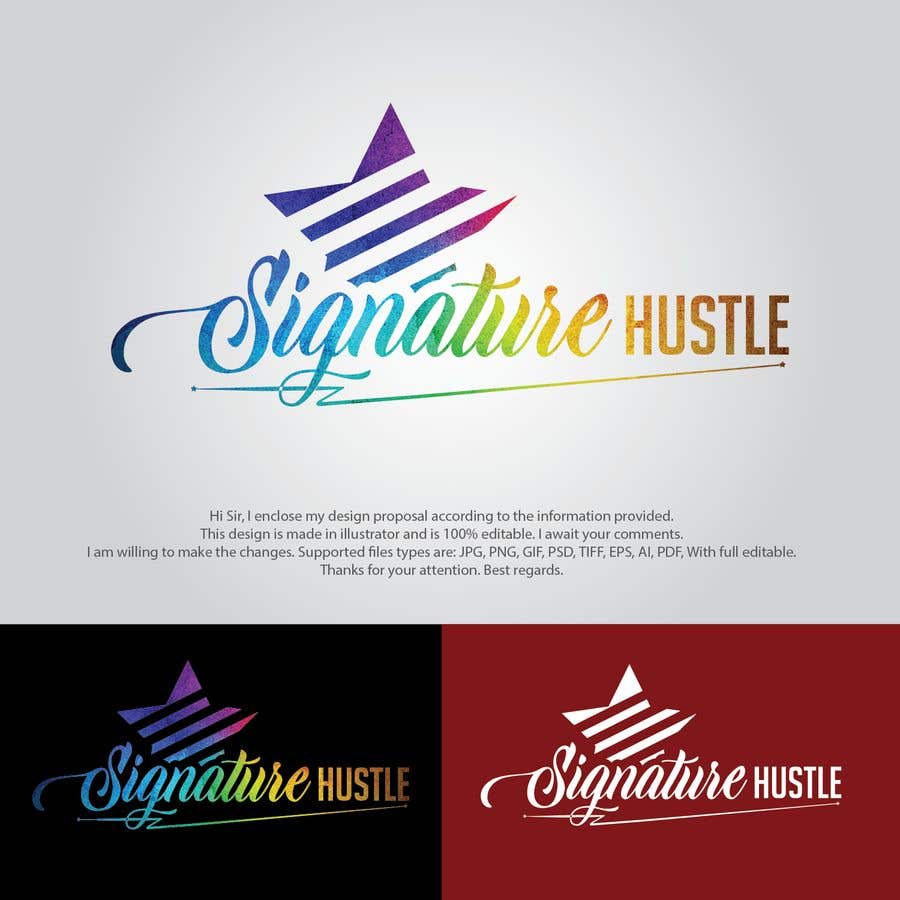 Συμμετοχή Διαγωνισμού #55 για                                                 Design a Band Logo for Signature Hustle
                                            
