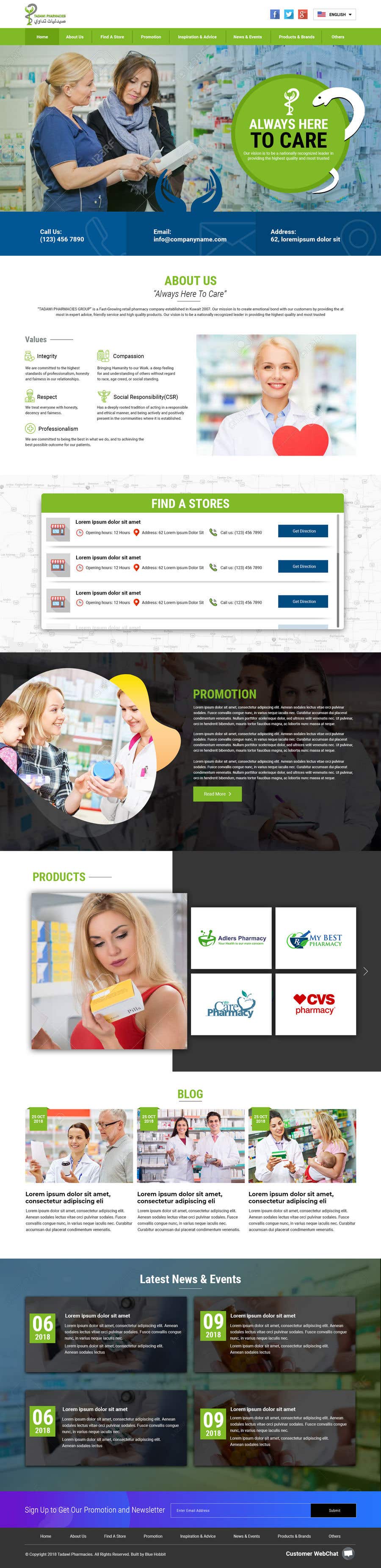 Contest Entry #58 for                                                 Build a Website for Pharmacy Stores company
                                            