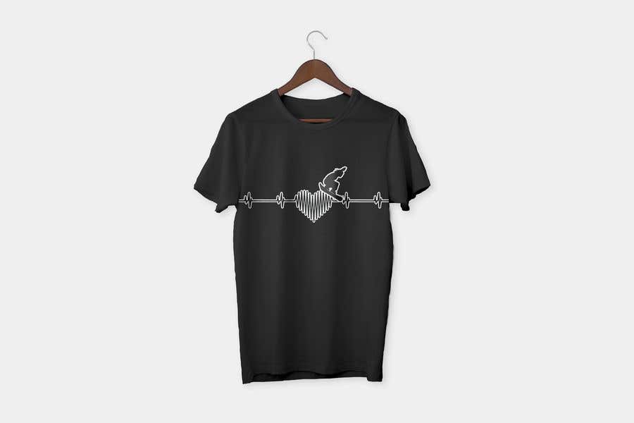 Entri Kontes #93 untuk                                                T-shirt design with heartbeat theme
                                            