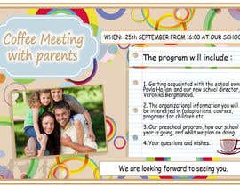 #13 for Create a coffee invitation for preschool parents by Ab13Abraham
