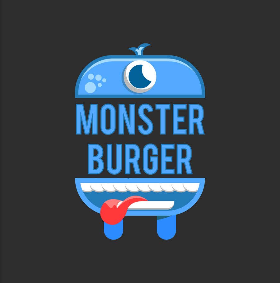 Contest Entry #57 for                                                 I wanna make logo for a restaurant,, the restaurant name ( monsters burgers) i post some photos I would like if the logo like thise stuff they looks like what i am imagination for the monster.
                                            