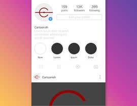 Nro 464 kilpailuun Logo and posts templates for Instagram accounts. käyttäjältä angelmelendez01