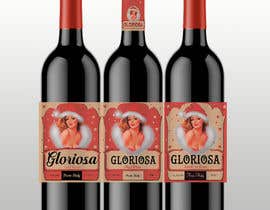 nº 55 pour Front label for the X-Mas edition of a bottled red wine from Italy. par salinna25 