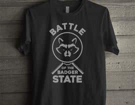 #23 per Battle of the Badger State - t-shirt logo design da Zulfikararsyad44
