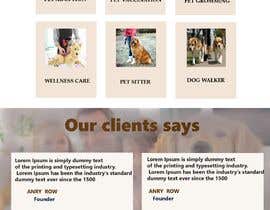 #79 para I Need a logo and a website design for a dog lovers web site de sabrinabristy