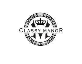 #42 for The brand name is “Classy Manor”. It is a new home-wear brand. For men - Robes more specifically. Reminding royal clothing, vintage and classy. The logo may remind a royal emblem of kings, a shield, a royal stamp or a scepter. by alexrg09