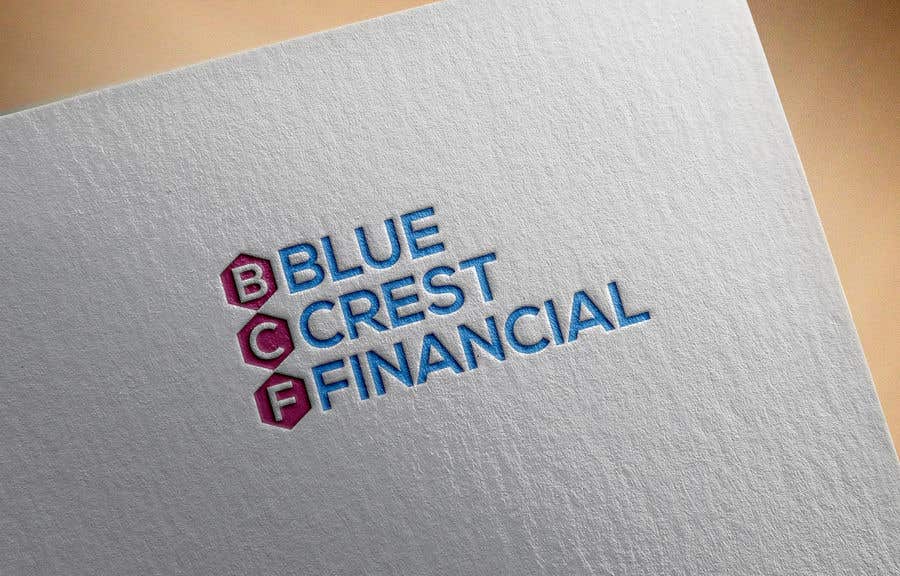 Proposition n°107 du concours                                                 Blue crest Financial Logo
                                            