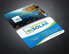 Nro 189 kilpailuun Business Card for Solar Company käyttäjältä creativeworker07