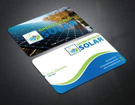 Nro 190 kilpailuun Business Card for Solar Company käyttäjältä creativeworker07