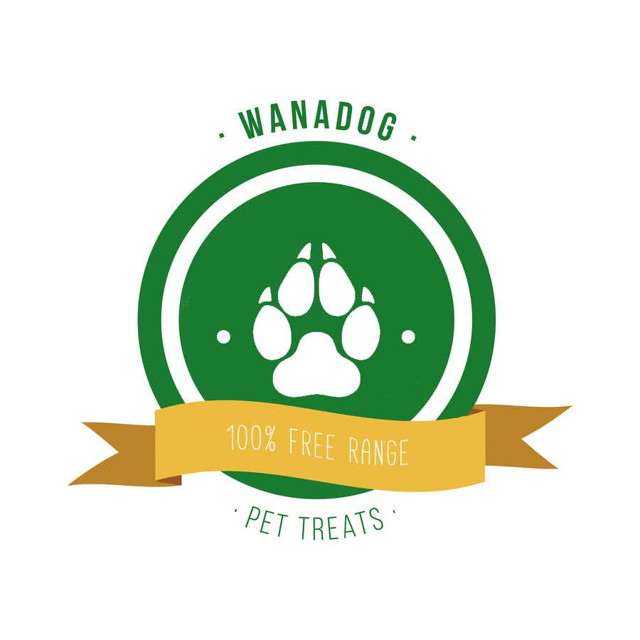 Penyertaan Peraduan #43 untuk                                                 Logo for Wanadog Pet Treats
                                            