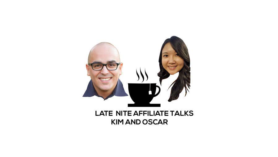 Kilpailutyö #9 kilpailussa                                                 Logo for "Late Night Affiliate Talks with Kim & Oscar" Podcast
                                            