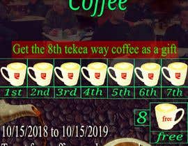 #7 dla Coffee cards 8th coffee free. Stamp. przez Awal01