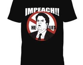 Nro 82 kilpailuun T-shirt design: &quot;Impeach!!! He lies.&quot; Contest käyttäjältä souravanil077