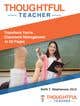 Miniatura de participación en el concurso Nro.31 para                                                     Thoughtful Teacher Book Cover and Rear Page
                                                