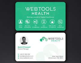 #1290 para Business Card Design - Webtools Health de Neamotullah