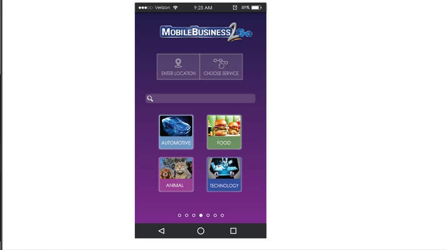 Participación en el concurso Nro.4 para                                                 Create a virtual rendering of a phone app
                                            