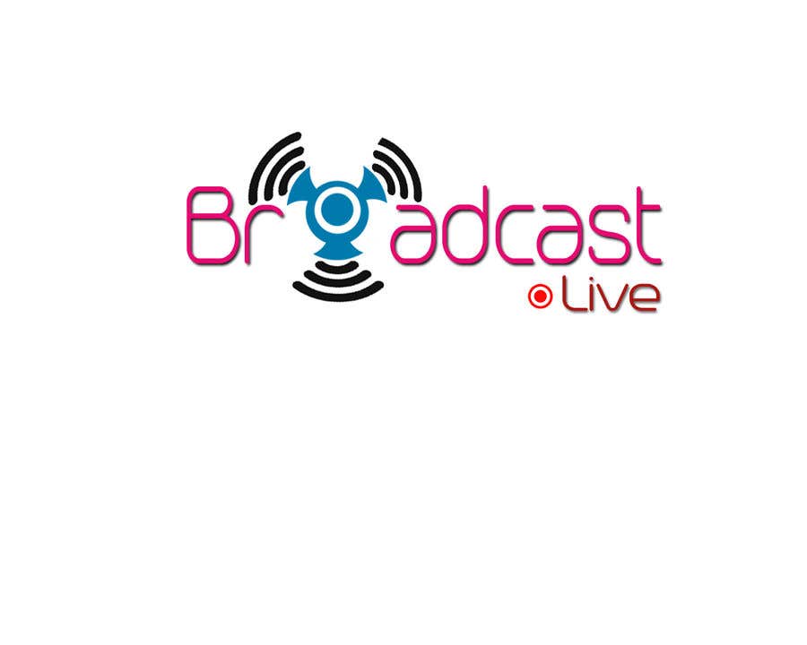 Penyertaan Peraduan #136 untuk                                                 Logo for Live Streaming Business - "Broadcast Live"
                                            