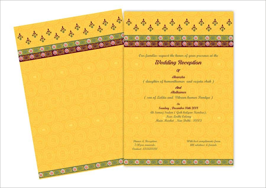 Proposta in Concorso #18 per                                                 Hindu Wedding Invitation Card Design
                                            