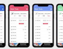 #26 for New HomePage UI for Mobile App - NextTrain by Freamer1