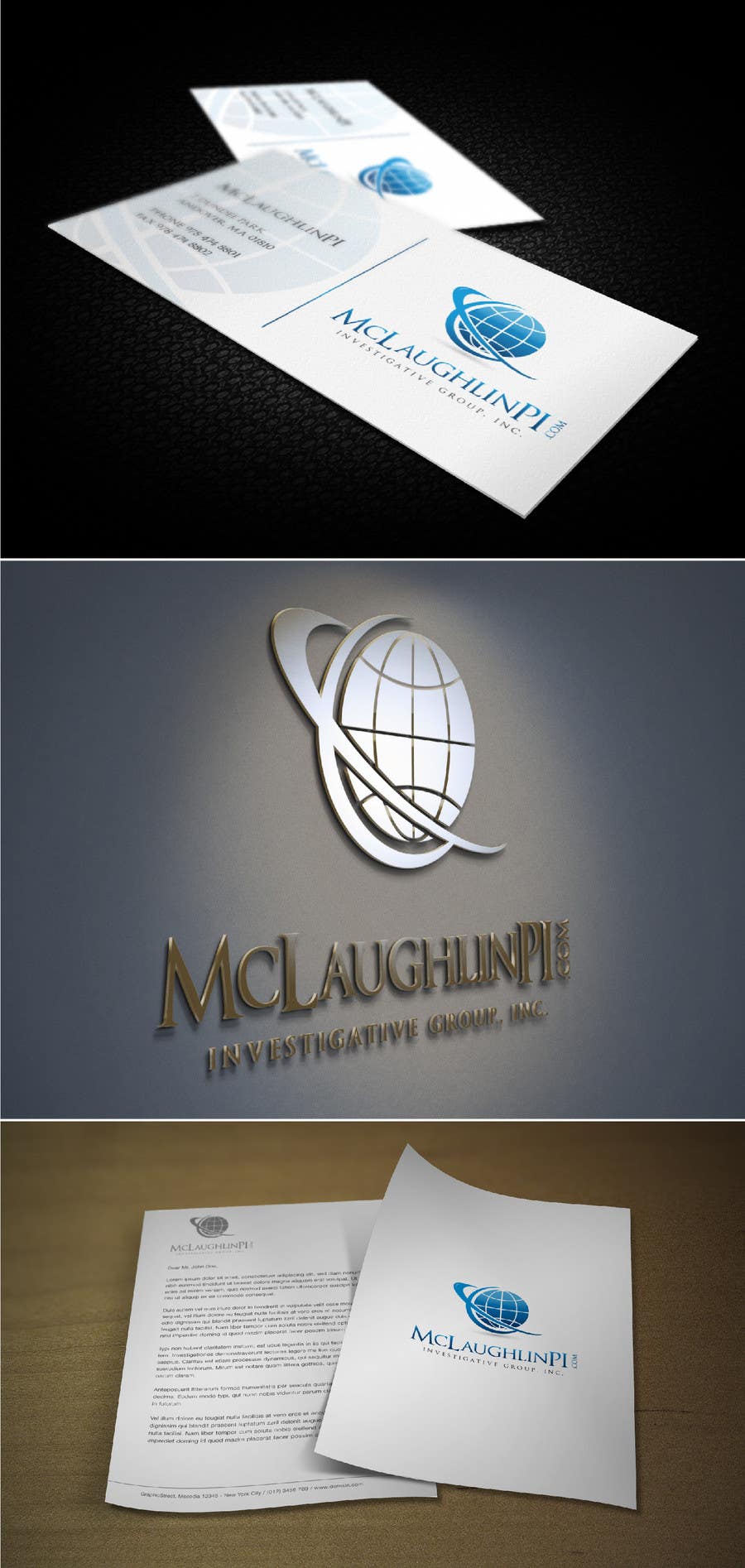 Penyertaan Peraduan #129 untuk                                                 Logo Design for www.McLaughlinPI.com
                                            