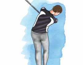 #57 for Artist sketches of a golf avatar by adalbertoperez