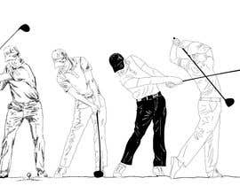 #8 para Artist sketches of a golf avatar de Rahulbajad