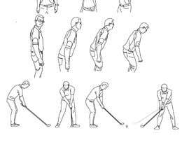 #12 para Artist sketches of a golf avatar de berragzakariae