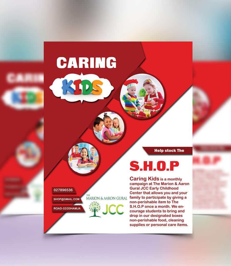 Kilpailutyö #156 kilpailussa                                                 Creative Flyer for Nursery School Giving Campaign
                                            